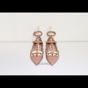SOLD - Valentino Garavani Rockstud Ballet Flats